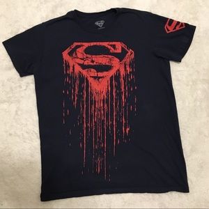 Small Navy Blue Superman Tee